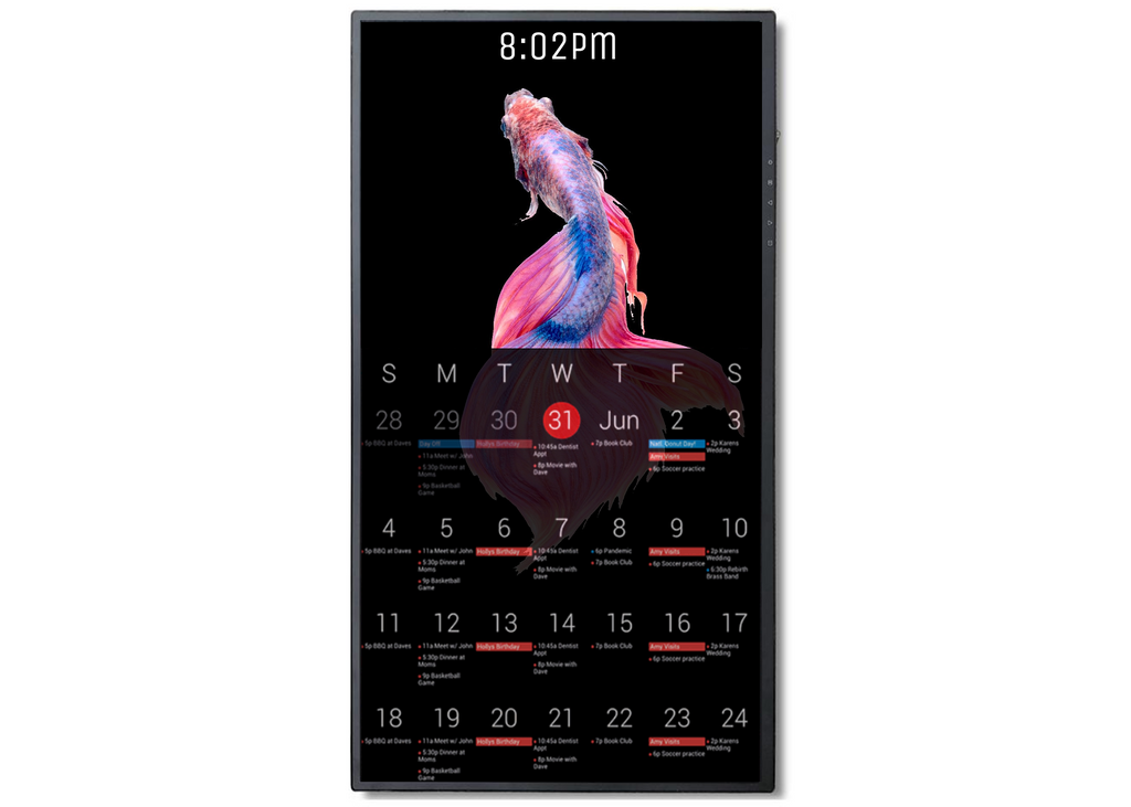 Digital Screen Calendar